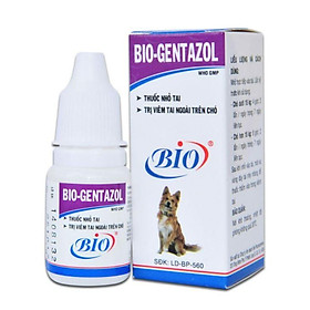 [ Chỉ giao HN ] - Thuốc nhỏ trị viêm tai ngoài cho chó Gentazol 10ml