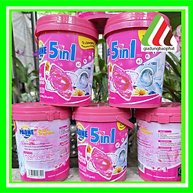 Viên Giặt Paone 5 in 1  35 Viên/Hộp Mới, Dễ Sử Dụng, Tiện Lợi Và  Tẩy Trắng Vết Bẩn Tức Thì