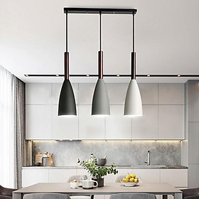 Mua Đèn thả bàn ăn cao cấp 3 bóng sơn tĩnh điện YAHINO tặng kèm bóng LED chuyên dụng