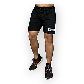 Quần đùi nỉ tập gym nam DOGYMSHOP chất thun dày dặn form rộng thoải mái vận động QGQL9