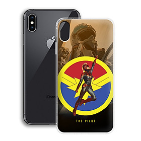 Ốp lưng Siêu Anh Hùng cho Apple Iphone XS MAX - 01017 0532 PILOT01 - Silicone dẻo - Hàng Chính Hãng
