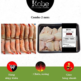 Combo 2 món Chả ram tôm đất-500gr và Cánh gà khúc giữa- 500gr