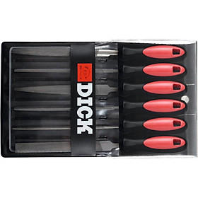 Mua Bộ Dũa Tinh Chính Xác  Tay Cầm 2 Thành Phần  6 Chiếc Trong Bọc Nhựa Dick - Hàng Chính Hãng 100% từ Đức