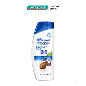 Dầu Gội Và Xả Head&Shoulders Dry Scalp Care 2in1 With Almond Oil Với Dầu Hạnh Nhân 613ml