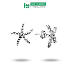 Hoa Tai , Bông Tai Nữ Ngôi Sao Biển Bạc Hiểu Minh HT340X
