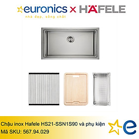 Mua CHẬU INOX HAFELE HS21-SSN1S90 VÀ PHỤ KIỆN/567.94.029 - HÀNG CHÍNH HÃNG