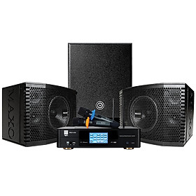 DÀN KARAOKE GIA ĐÌNH, NGHE NHẠC, XEM PHIM KÈM MICRO CB2-450 - HÀNG NHẬP KHẨU MAXO