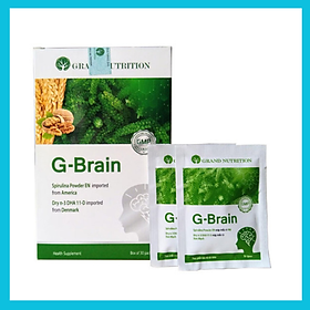 Mua Liệu Trình Cốm Trí Não G-Brain  Cốm Sữa Tảo Non Hỗ Trợ Phát Triển Trí Não Cho Trẻ Em
