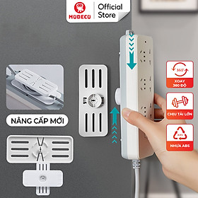 Mua Miếng Dán Tường Treo Ổ Điện  Router Wifi  Xoay 360 Độ Tiện Lợi - Keo Siêu Dính - Nhựa ABS Cao Cấp - Modeco