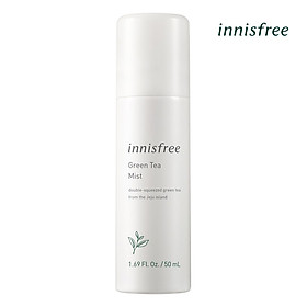 Xịt khoáng dưỡng ẩm từ trà xanh đảo Jeju Innisfree Green Tea Mist 50ml - NEW