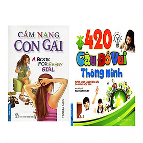 Combo Cẩm Nang Con Gái + 420 Câu Đố Vui Thông Minh