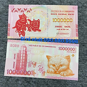Mua Tờ Tiền 1 Triệu Macao Con Mèo Lưu Niệm  Lì Xì Tết 2023 Độc Đáo