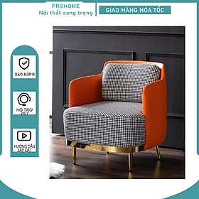 Mua Ghế sofa đơn hiện đại đa năng sang trọng Ghế sofa Nỉ cao cấp GNK009 Giao màu ngẫu nhiên
