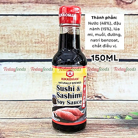 Nước Tương Sushi Sashimi KIKKOMAN 150ML - Nước chấm Sushi Sashimi chuyên dụng - Nước tương Kikkoman