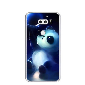 Ốp lưng dẻo cho điện thoại LG V30 - 0294 PANDA - Hàng Chính Hãng
