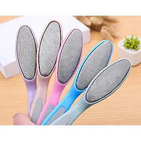 Mua Dụng Cụ Chà Gót Chân 2 in 1  bàn chải kim loại  cây tẩy tế bào chết mà miếng chà nhám tẩy tế bào chết da chân