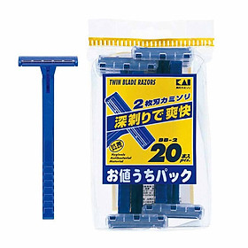 Set 20 dao cạo lông mặt cho phái nữ KAI tiện dụng - Hàng nội địa Nhật