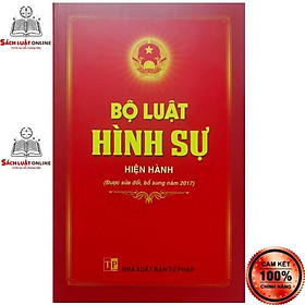 Sách – Bộ luật hình sự (NXB Tư Pháp)