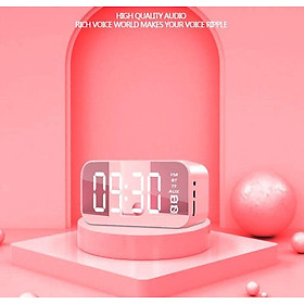 Wifi Mini Alarm Clock Nanny Clock Mirror Subwoofer Bluetooth Speaker
