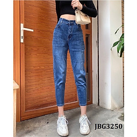 Quần Jeans Baggy Trơn Co Giãn JBG3250