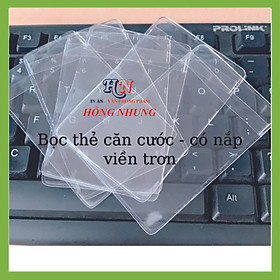 [SÉT] COMBO 5 CÁI BAO BỌC THẺ CĂN CƯỚC, BẰNG LÁI XE, THẺ ATM, CÁC LOẠI THẺ PET - CÓ NẮP ĐẬY, LOẠI TRONG SUỐT