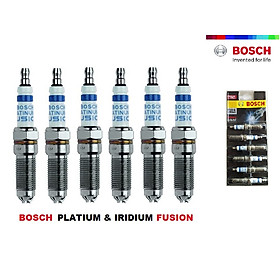 Bộ 6 Bugi Bosch HGR8MQI Chân Côn Dài , bạch kim Platinum & Iridium