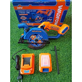 Mua MÁY CƯA ĐĨA TRÒN DÙNG PIN 20V- 140MM (KHÔNG CHỔI THAN) WADFOW WLWP5633 - HÀNG CHÍNH HÃNG