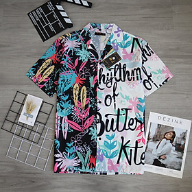 ÁO SƠ MI CỔ VEST 3D HỌA TIẾT