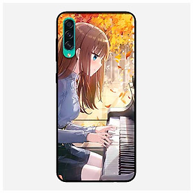 Ốp Lưng in cho Samsung A30s Mẫu Nàng Đánh Đàn Piano - Hàng Chính Hãng
