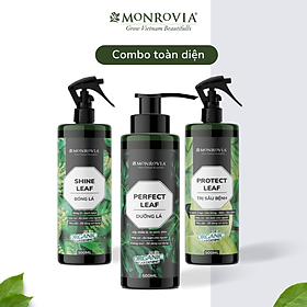 Combo phân bón toàn diện MONROVIA  hữu cơ giúp cây to khỏe, ngừa sâu bệnh, lá tươi tốt cho cây cảnh dung tích 1.5L