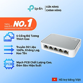 Mua  Hỏa Tốc  Bộ Chia Tín Hiệu TP-Lin TL-SF1005D 5 cổng Switch 5 ports 10/100Mbps