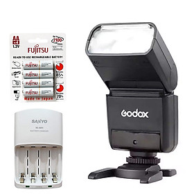 Đèn Flash Godox TT350S Cho Sony - Kèm Pin Và Sạc - Hàng Nhập Khẩu