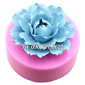Mua Khuôn silicone làm rau câu hoa mẫu đơn cánh xoăn nhiều tầng loại 8 cm – Mã số 1897