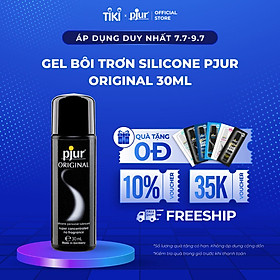 Gel bôi trơn silicone Pjur Original cho nam nữ chai 100ml có hiệu quả cao, không gây bết dính an toàn cho mọi loại da