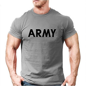 Áo thun Army_chiến thuật_dã ngoại - xám