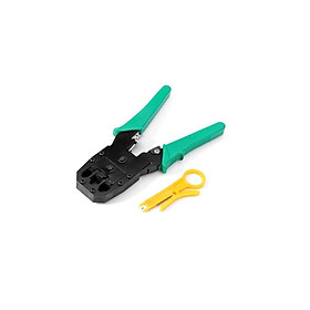 Mua Kềm Bấm Mạng Đa Năng Tặng Kèm Dụng Cụ Tuốt Dây Cáp (Xanh)
