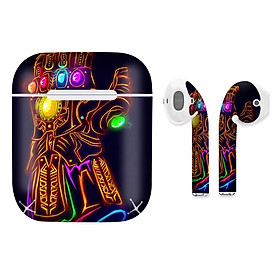 Mua Miếng dán skin chống bẩn cho tai nghe AirPods in hình siêu anh hùng - SAH0020 (bản không dây 1 và 2)