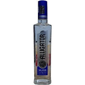 Rượu Vodka cá sấu xanh Alligator Silver 500ml 30%