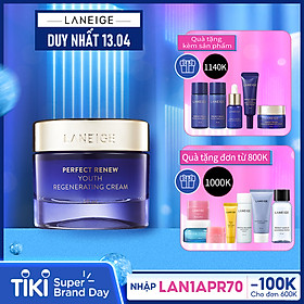 Kem dưỡng giúp ngăn chặn các dấu hiệu lão hóa sớm LANEIGE Perfect Renew Youth Regenerating Cream 50ml