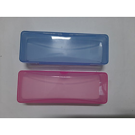Bộ 2 hộp đựng kính nhựa trong suốt