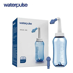 Bình rửa mũi Water Pulse 300ml (Tặng kèm gói muối), giúp làm sạch khoang mũi, loại bỏ bụi bẩn, phấn hoa, chống viêm