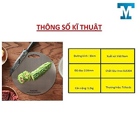 Mua THỚT INOX 304 CAO CẤP SIZE LỚN -KHÁNG KHUẨN- HÀNG SẢN XUẤT TẠI VIỆT NAM