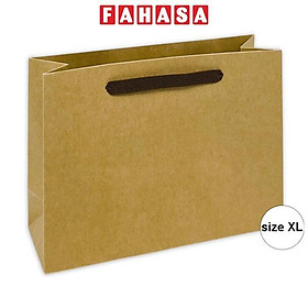 Túi Kraft Trơn Ngang - Size XL - Linh Lan