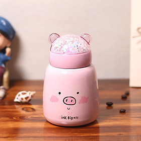 Cốc Giữ Nhiệt Thép Không Gỉ 304 (300ml) - Hồng