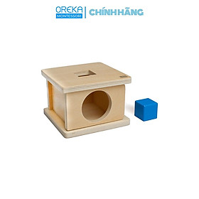 Đồ chơi trẻ em Oreka Montessori Hộp thả Khối lập phương - 0120400