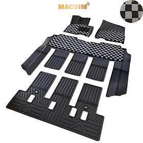 Thảm lót sàn ô tô Kia Carnival 7 chỗ (2022-2026) Macsim – 2 Lớp Ca rô, chuẩn phom, Sử dụng lâu dài (Mã 03)