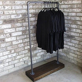 Kệ ống nước treo quần áo, Giá treo decor shop quần áo, decor phòng ngủ, homestay
