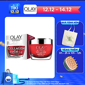Kem Dưỡng Ẩm Ngăn Ngừa Lão Hóa OLAY Chứa Hợp Chất Collagen Peptide 24 50ml