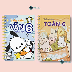 Sách Takenote lớp 6: Toán + Văn Cánh Diều khổ A5 (Phiên Bản Mới Nhất)