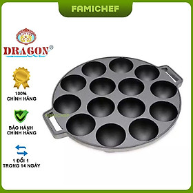 Mua Khuôn làm bánh Bạch Tuộc Takoyaki Nhật chống dính Dragon D015
